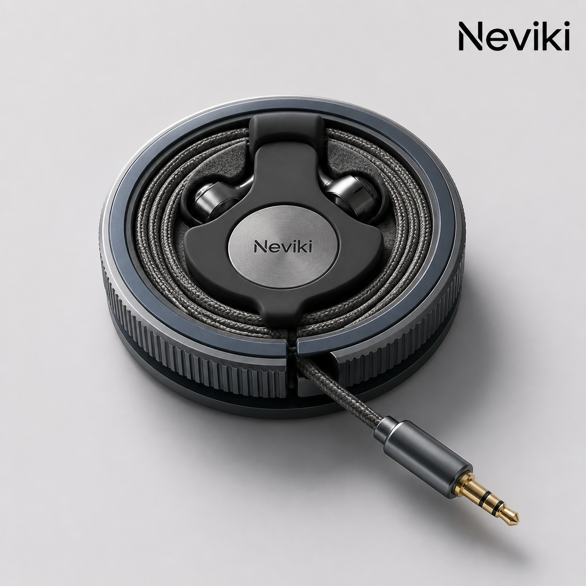 Elvoriu™ SpinNest Headphone Cable Keeper