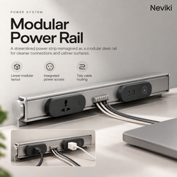 Elvoriu™ LinkRail Modular Power Bar