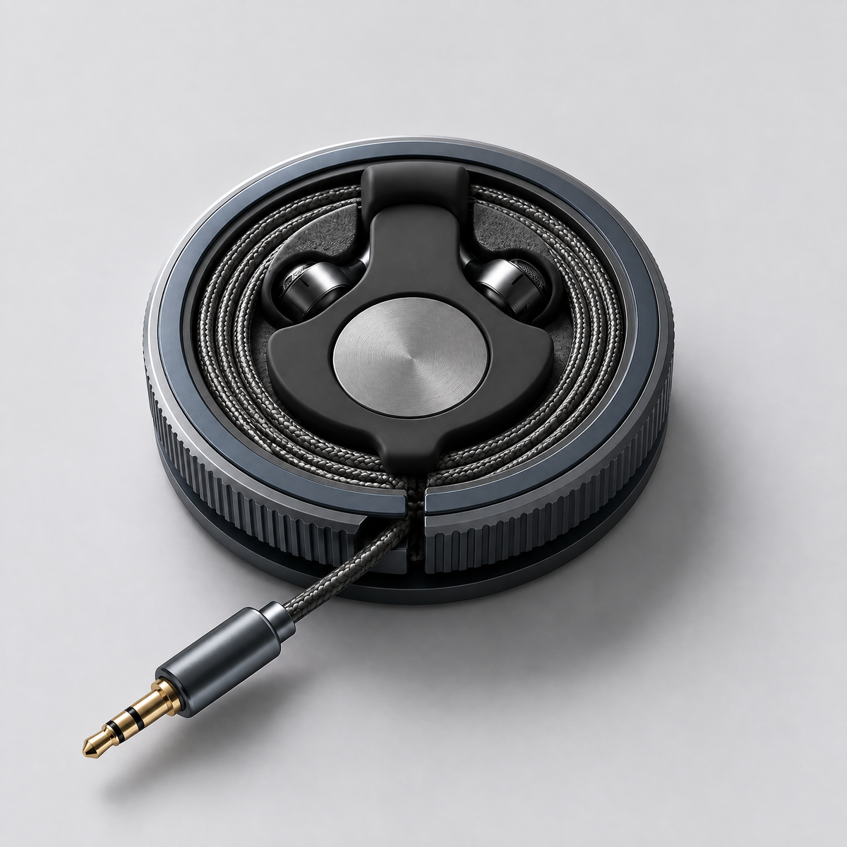 Elvoriu™ SpinNest Headphone Cable Keeper